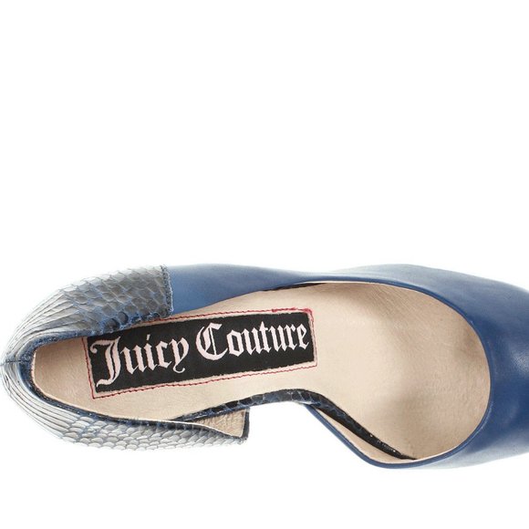 Juicy Couture Elise Electric Blue d\'Orsay Pump 6½M